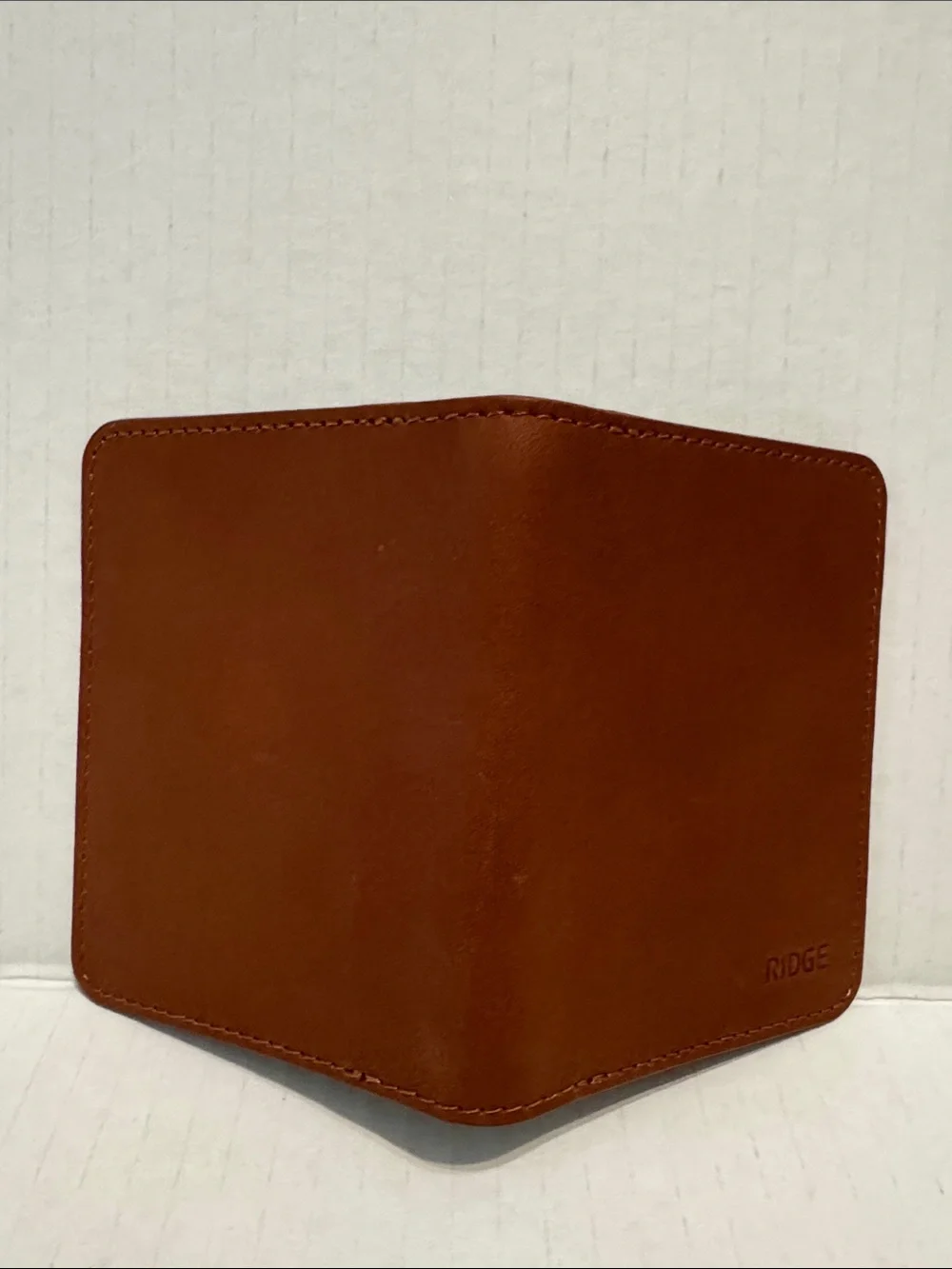 Ridge Bifold Wallet - Tobacco Brown Leather NWOT